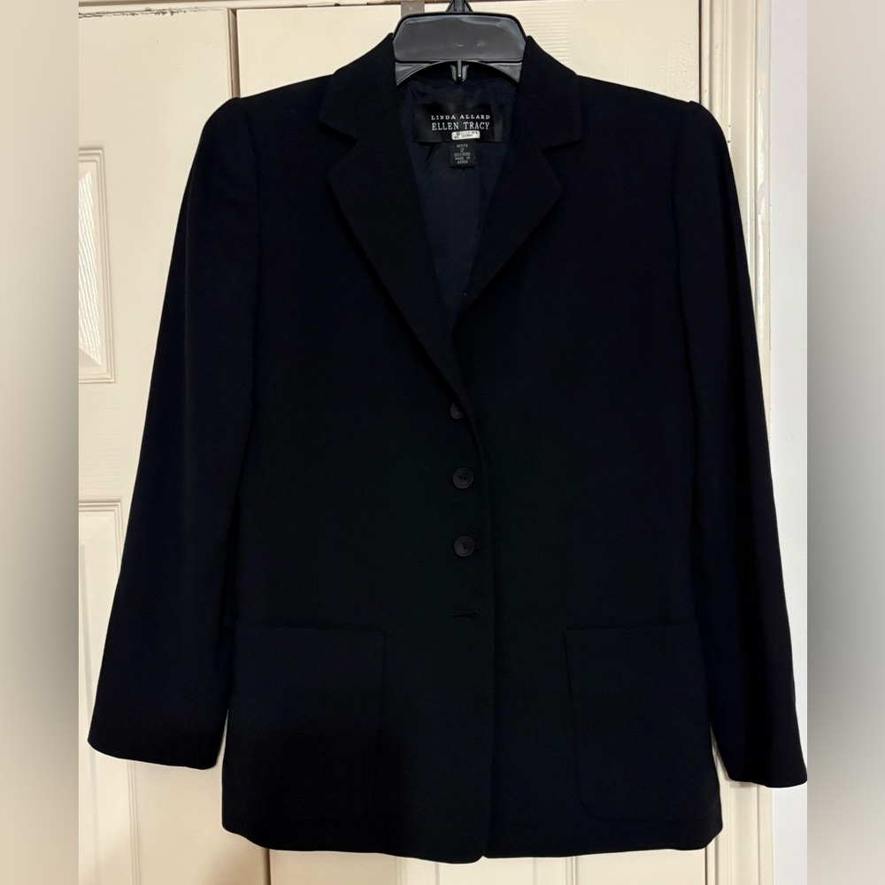 Ellen Tracy Women's Elegant Black Suit Jacket